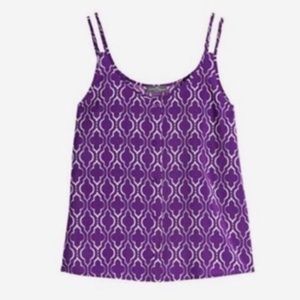 COPY - Market and Spruce Double Strap Tank Purple…
